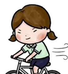 騎單車的學生